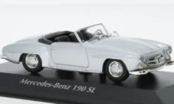 Mercedes 190 SL (W121), silber, 1955, 1:43, Maxichamps