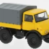 Mercedes Unimog U406, gelb/grau, 1:64, Schuco