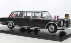Mercedes 600 (W100) Pullman, schwarz, 1964, Brandt/Pompidou, 1:18, KK Scale