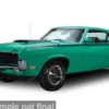 Mercury Cougar Eliminator 428 CJ, grün/schwarz, 1970, 1:43, IXO America