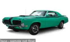 Mercury Cougar Eliminator 428 CJ, grün/schwarz, 1970, 1:43, IXO America