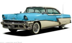 Mercury MontClair Hardtop, blau/beige, 1956, 1:18, Sun Star