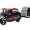 Mini Cooper S All4 Countryman, schwarz/rot, 1:24, Motormax