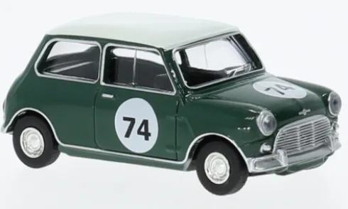 Mini Cooper S, grün/weiss, 1964, 1:64, Norev