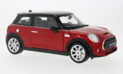 Mini Cooper S, rot/schwarz, 2014, 1:18, Welly