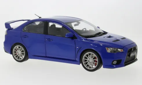 Mitsubishi Lancer Evolution X, blau, 1:18, Sun Star