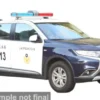Mitsubishi Outlander, 2019, Taipei City Police Department, 1:43, Vitesse