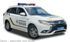 Mitsubishi Outlander, 2017, Ukraine Police, 1:43, Vitesse