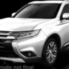 Mitsubishi Outlander, weiss, 2018, 1:43, Vitesse