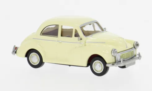 Morris Minor 1000, hellgelb, 1956, 1:87, Brekina