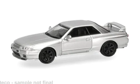 Nissan Skyline GTR (R32), silber, 1:87, Micro City 87
