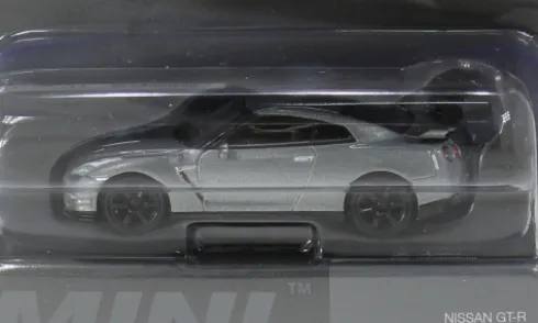 Nissan GTR R-35, dunkelgrau, 2013, 1:64, Mini GT