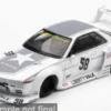 Nissan GTR (R32) LB-Kaido Works TAS, weiss/hellgrau, 2025, 1:64, Mini GT
