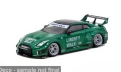 Nissan GT-R (R35) LB Works, grün, 2026, 1:64, Tarmac Works