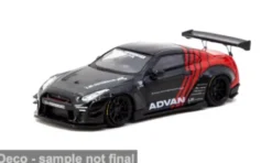 Nissan GT-R (R35) LB Work Type 2, schwarz/rot, 2026, Advan, 1:64, Tarmac Works