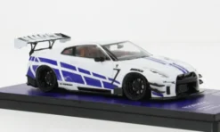 Nissan GT-R (R35) LB Work Type 2, weiss/blau, 1:43, Tarmac Works
