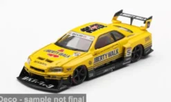 Nissan GTR (R34) Skyline Super Silhouette, gelb, 2025, 1:64, Mini GT