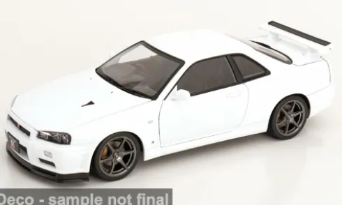 Nissan GT-R R34 V-Spec II, weiss, 2001, 1:12, KK Scale