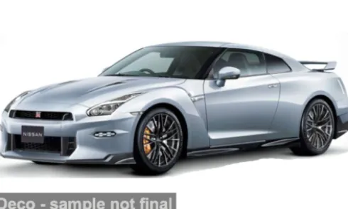 Nissan GT-R, silber, 2025, 1:64, Bburago