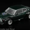 Nissan Laurel C130, dunkelgrün, 1:64, Pop Race