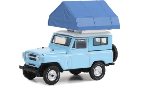 Nissan Patrol (60), hellblau/weiss, 1969, 1:64, Greenlight