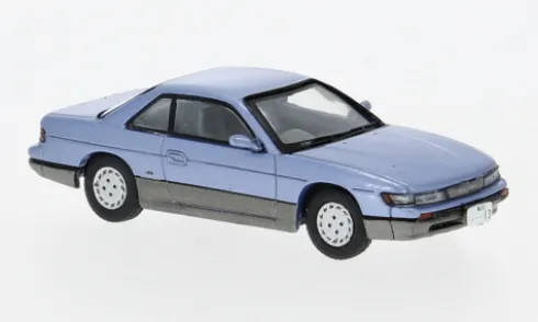 Nissan Silvia (S13), hellblau/grau, 1:64, J-Collection