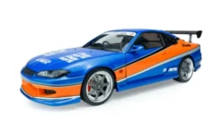 Nissan Silvia (S15) Spec-S, blau/orange, 2006, Fast & Furious, 1:18, Solido