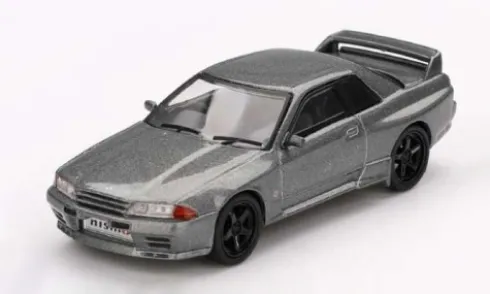 Nissan Skyline GT-R (Nismo BNR32 CRS Version), grau, 1:64, Mini GT