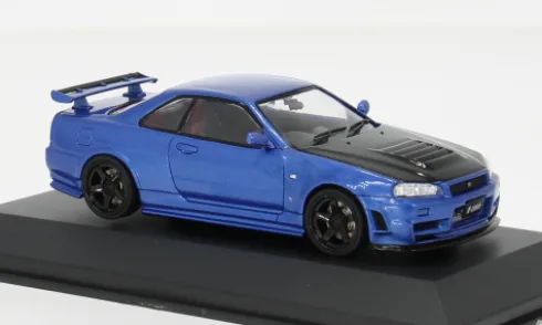 Nissan Skyline GT-R (R34), blau, 1:43, Solido