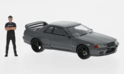 Nissan Skyline GT-R (R32), dunkelgrau, 1992, 1:64, Mini GT