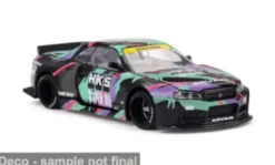 Nissan Skyline GT-R (R34), grün/violett, 1999, 1:64, Mini GT