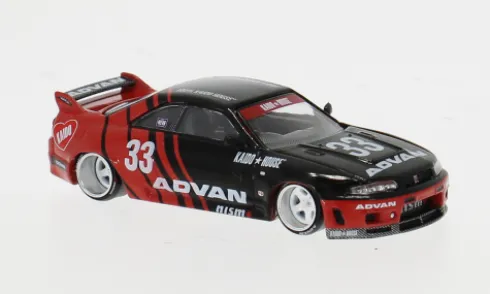 Nissan Skyline GT-R (R33) Kaido Works, Advan, 1:64, Mini GT