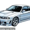 Nissan Skyline GT-R (R33) Nismo 400R, weiss, 1997, 1:64, IXO America