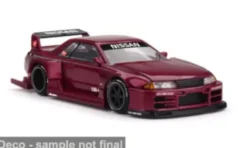 Nissan Skyline GTR (R32), rot, 1989, 1:64, Mini GT