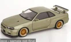 Nissan Skyline GT-R R34 V-Spec Nür, hellgrün, 2001, 1:12, KK Scale