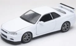 Nissan Skyline GT-R (R34), weiss, 1:24, Welly