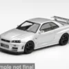 Nissan Skyline GT-R (R34) Z-Tune, silber, 1999, 1:64, Mini GT