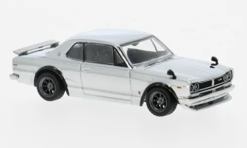 Nissan Skyline HT 2000GT-R, chrom, 1:64, Tarmac Works