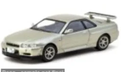 Nissan Skyline R34 GT-R, beige, 1:64, Tarmac Works