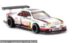 Nissan Skyline S13-R Circuit Spec V1, weiss/Dekor, 1991, 1:64, Mini GT