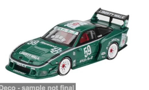 Nissan 180SX LB-Super Silhouette TAS, grün, 2026, 1:64, Mini GT