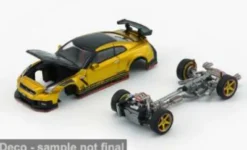 Nissan Top Secret 35 GT-R (TAS JP26), gold/carbon, 1:64, BM Creations