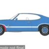 Oldsmobile 442 W30, blau, 1971, 1:18, ACME