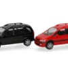 Opel 2er Set: Zafira, schwarz/rot, 1:87, Herpa MiniKit