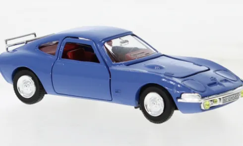 Opel GT 1900, blau, Dinky Toys / Atlas