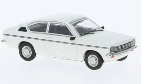 Opel Kadett C Coupe, weiss, 1973, 1:87, Minichamps