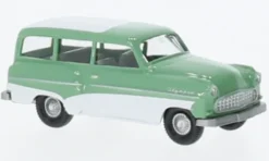 Opel Olympia CaraVan, hellgrün/weiss, 1957, 1:87, Wiking