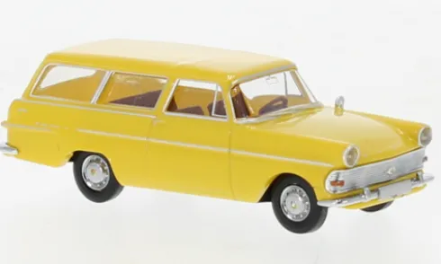 Opel P2 Caravan, gelb, 1960, 1:87, Brekina