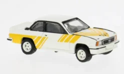 Opel Ascona B i400, weiss/gelb, 1980, 1:87, Brekina