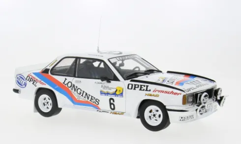 Opel Ascona B 400, Rally Lana, 1982, Irmscher, Longines, #6, J-P.Balmer/F.Cavalli, 1:18, Sun Star